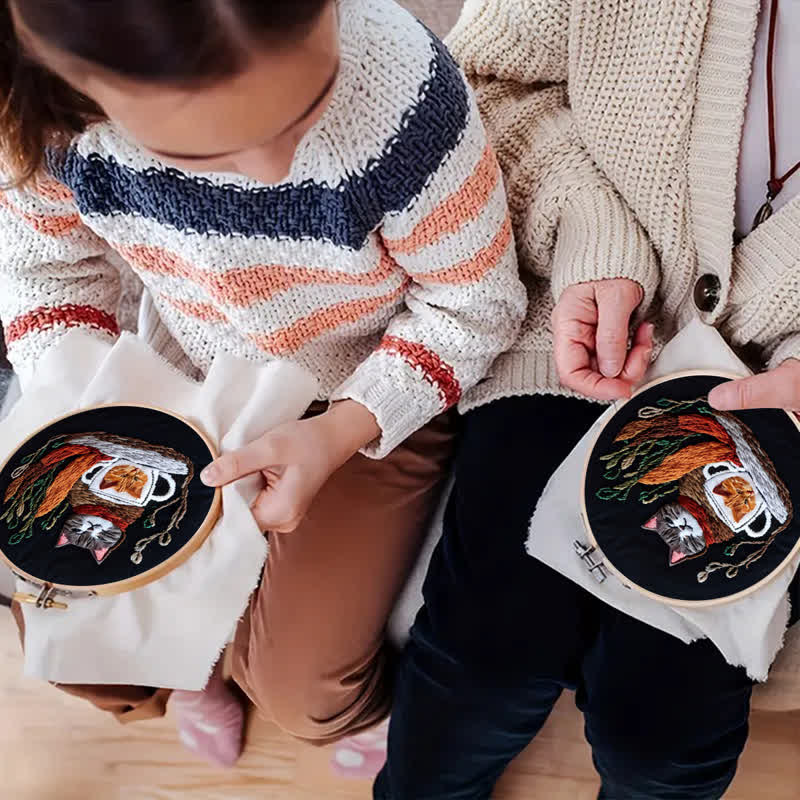 Rubbyoo Embroidery Kit - Cute Cat - image 9