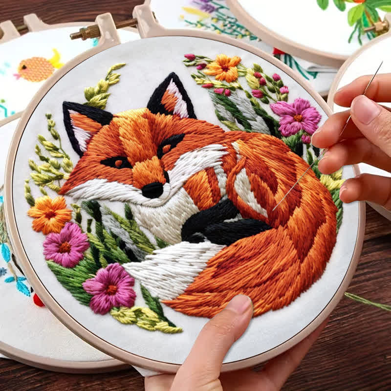 Rubbyoo Embroidery Kit - Fox - image 7