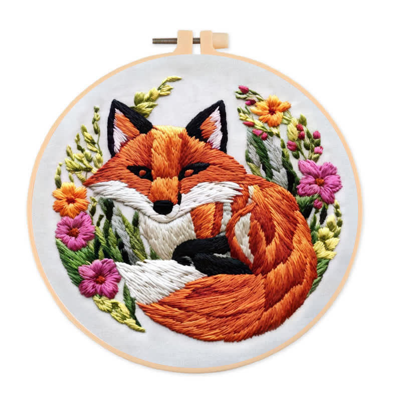 Rubbyoo Embroidery Kit - Fox - image 1