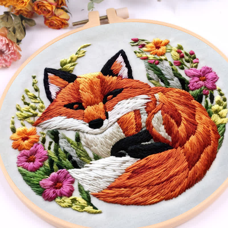 Rubbyoo Embroidery Kit - Fox - image 5