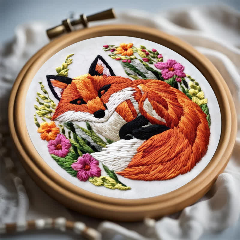 Rubbyoo Embroidery Kit - Fox - image 8