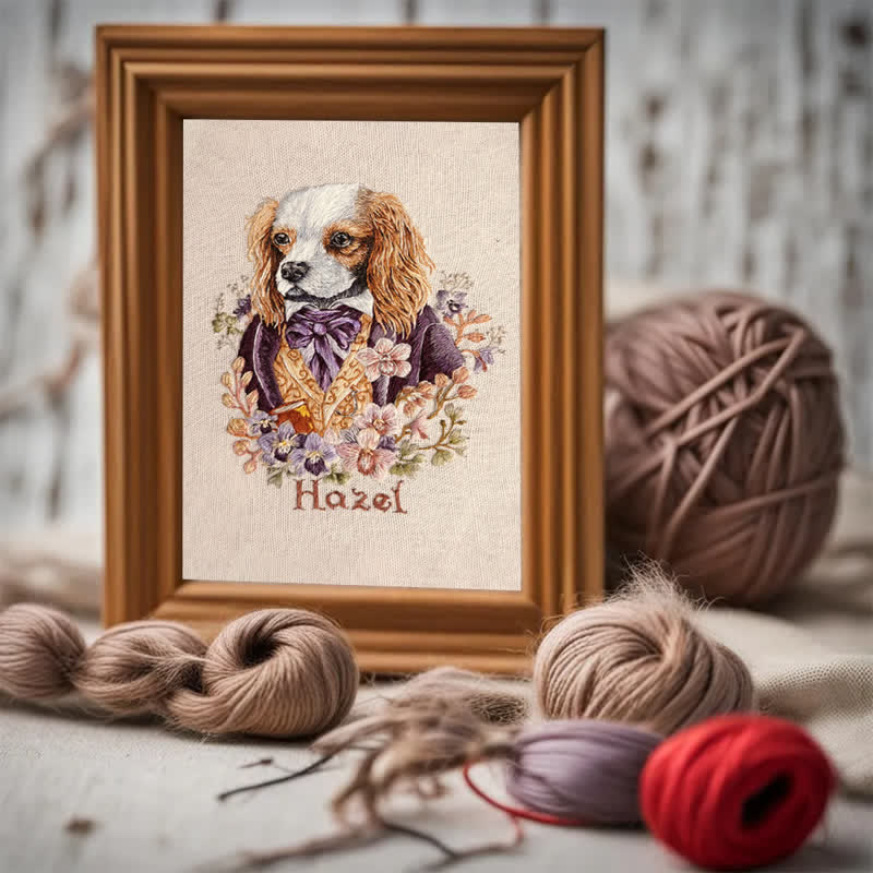Rubbyoo Embroidery Kit - Cavalier King Charles - image 3