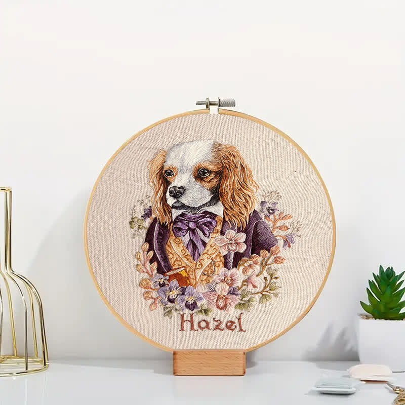 Rubbyoo Embroidery Kit - Cavalier King Charles - image 2