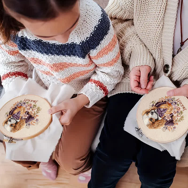 Rubbyoo Embroidery Kit - Cavalier King Charles - image 4