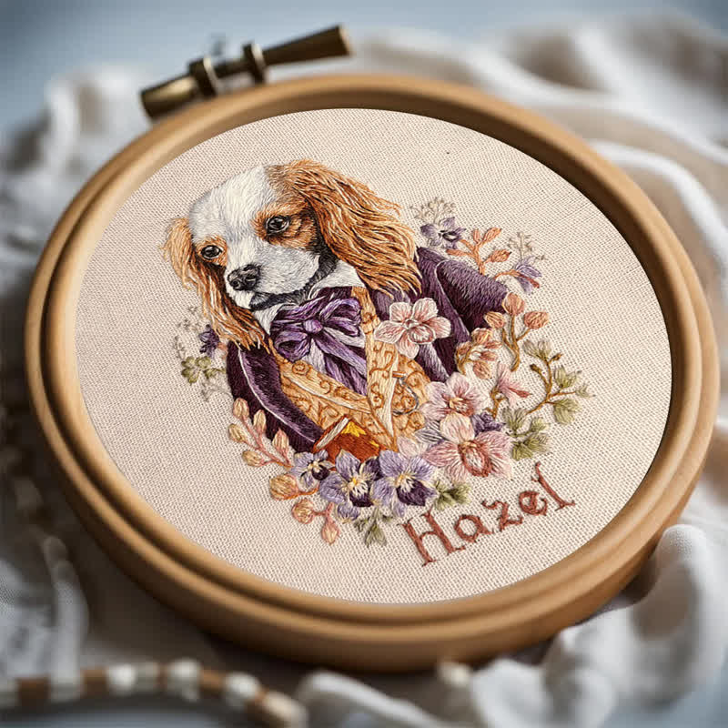 Rubbyoo Embroidery Kit - Cavalier King Charles - image 6