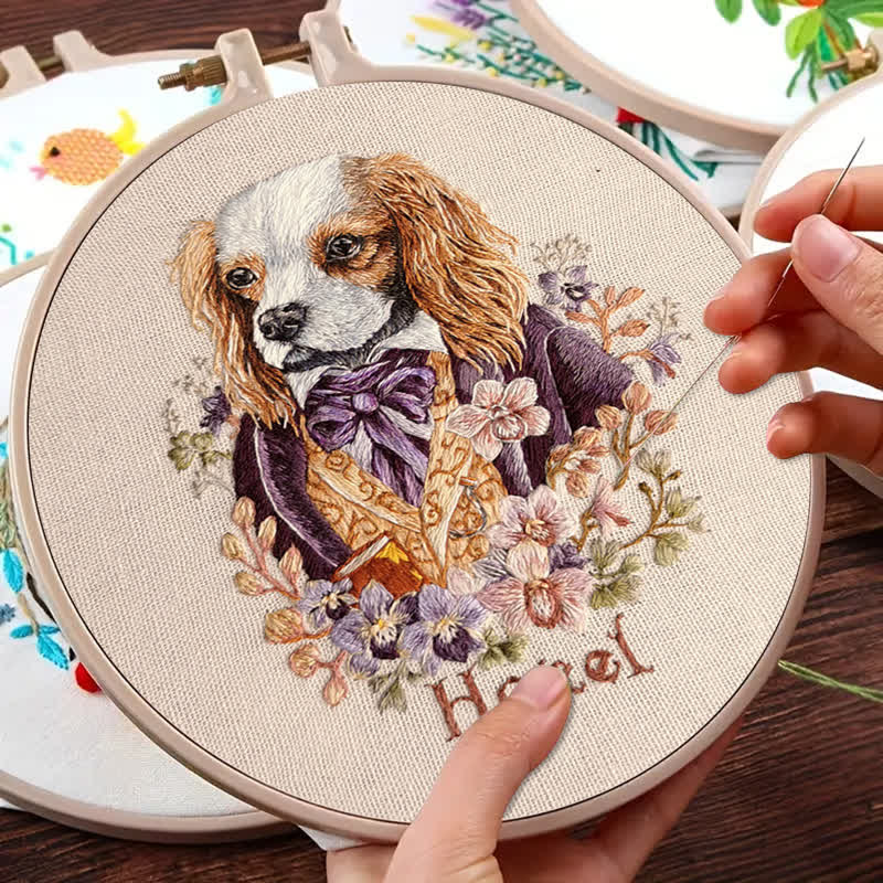 Rubbyoo Embroidery Kit - Cavalier King Charles - image 8