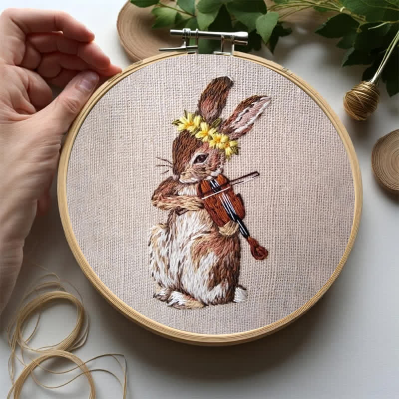 Rubbyoo Embroidery Kit - Rabbit Playing Violin - image 8