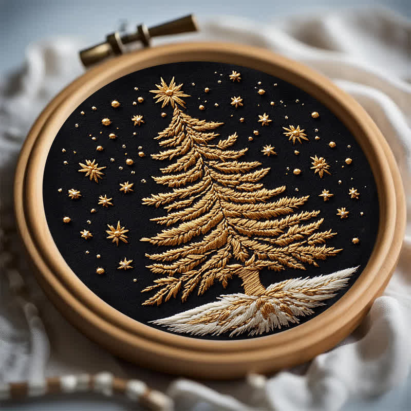 Rubbyoo Embroidery Kit - Christmas tree1 - image 6