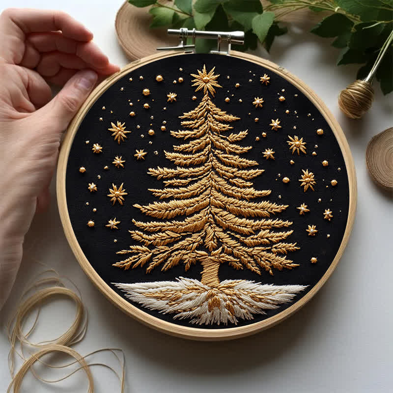 Rubbyoo Embroidery Kit - Christmas tree1 - image 7