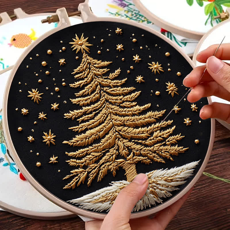 Rubbyoo Embroidery Kit - Christmas tree1 - image 8