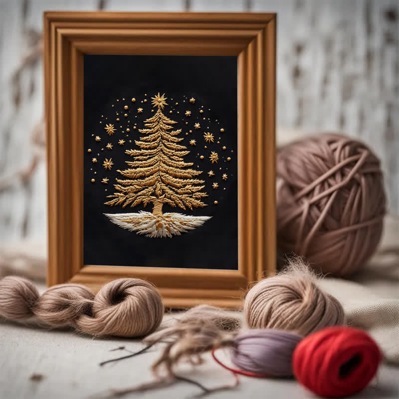 Rubbyoo Embroidery Kit - Christmas tree1 - image 3