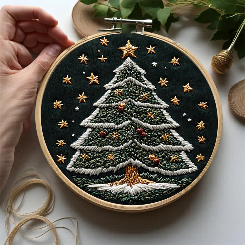 Rubbyoo Embroidery Kit - Christmas tree2 - image 7