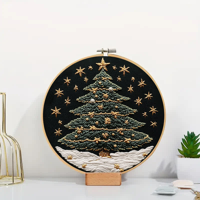 Rubbyoo Embroidery Kit - Christmas tree3 - image 2