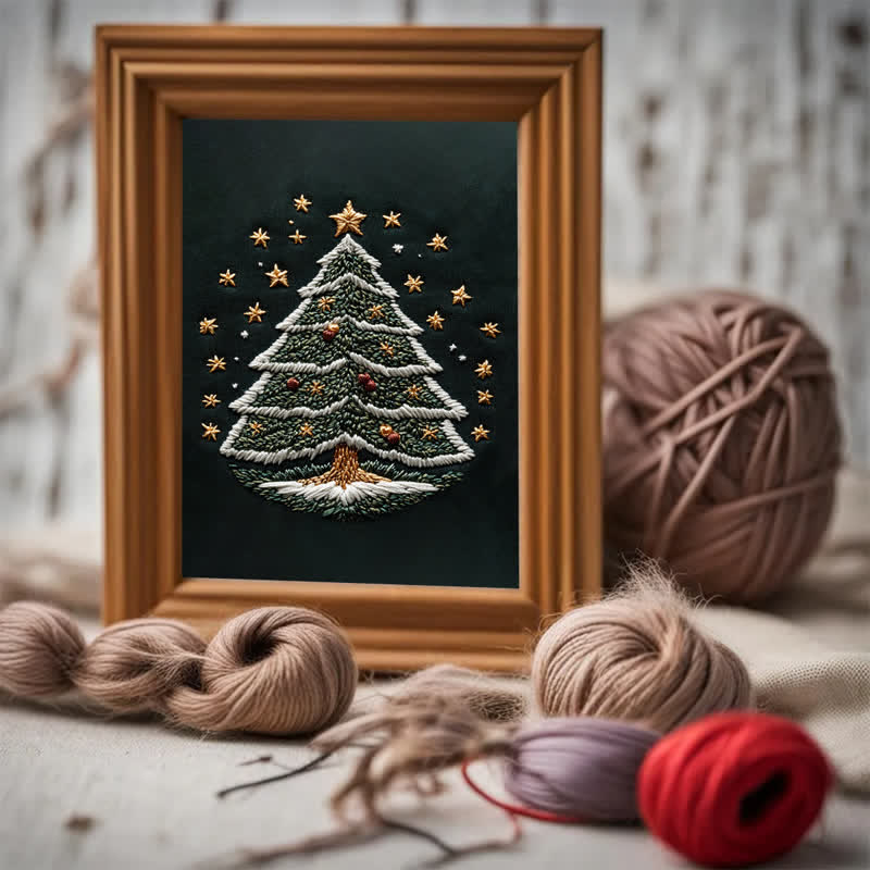 Rubbyoo Embroidery Kit - Christmas tree2 - image 3