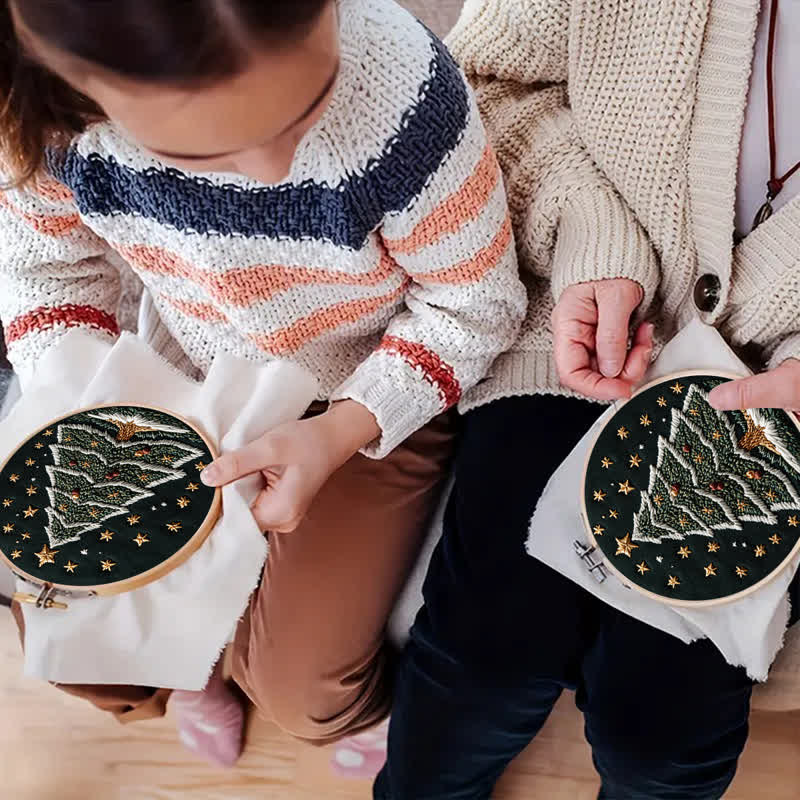 Rubbyoo Embroidery Kit - Christmas tree2 - image 5