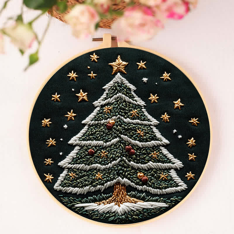 Rubbyoo Embroidery Kit - Christmas tree2 - image 4
