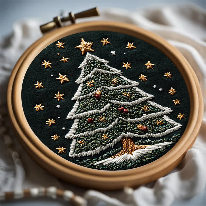 Rubbyoo Embroidery Kit - Christmas tree2 - image 6