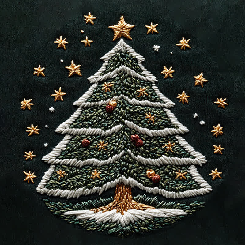 Rubbyoo Embroidery Kit - Christmas tree2 - image 8