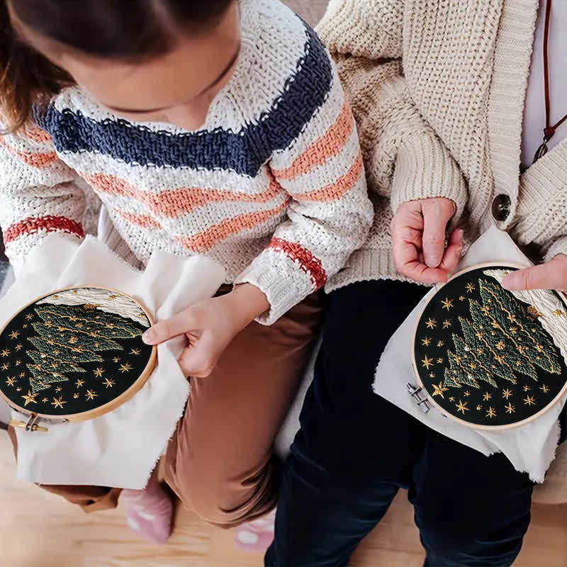 Rubbyoo Embroidery Kit - Christmas tree3 - image 5