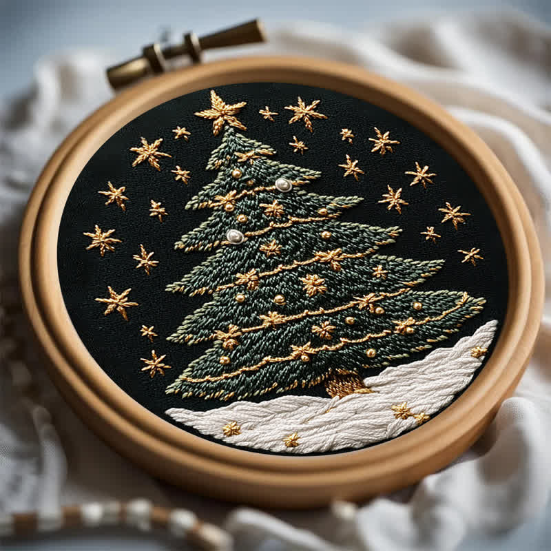 Rubbyoo Embroidery Kit - Christmas tree3 - image 6