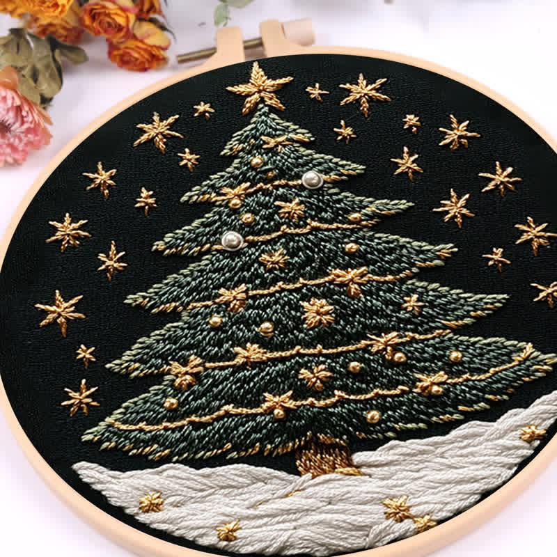 Rubbyoo Embroidery Kit - Christmas tree3 - image 9