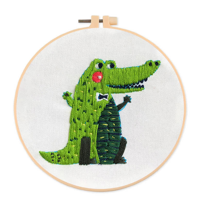 Rubbyoo Embroidery Kit - Alligator - image 1