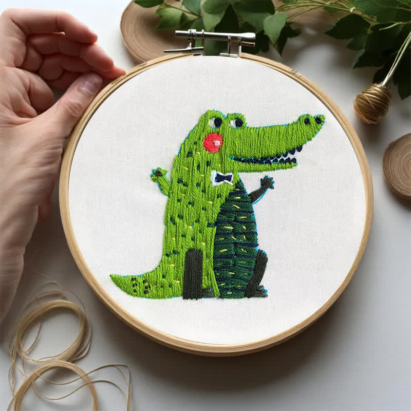 Rubbyoo Embroidery Kit - Alligator - image 8