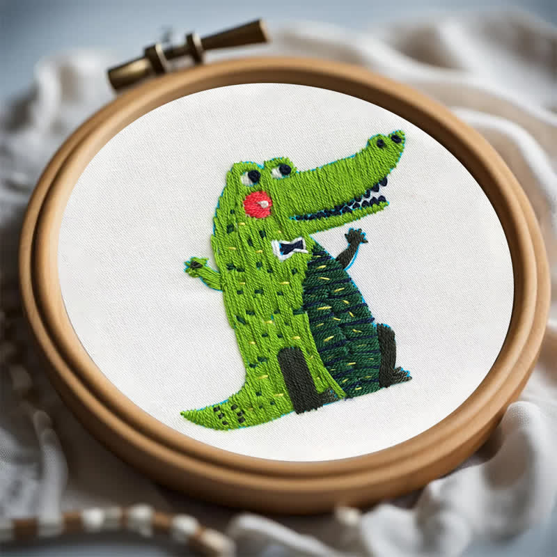 Rubbyoo Embroidery Kit - Alligator - image 6