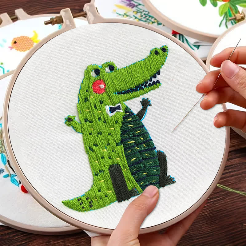 Rubbyoo Embroidery Kit - Alligator - image 10