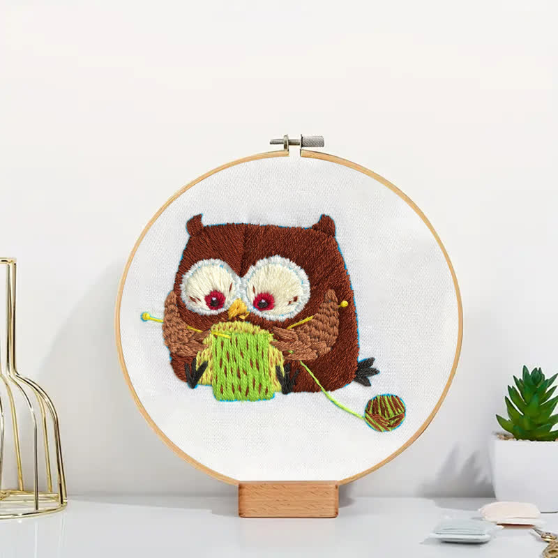 Rubbyoo Embroidery Kit - Cute Owl - image 3