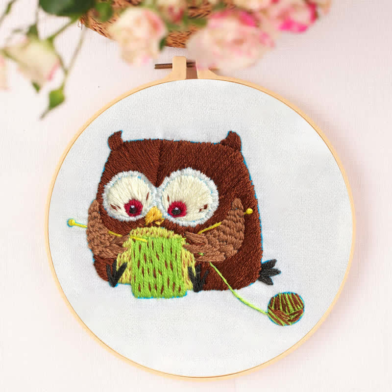 Rubbyoo Embroidery Kit - Cute Owl - image 5