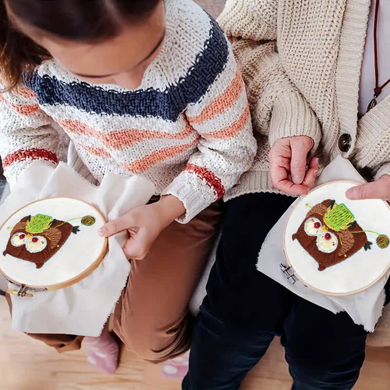 Rubbyoo Embroidery Kit - Cute Owl - image 7