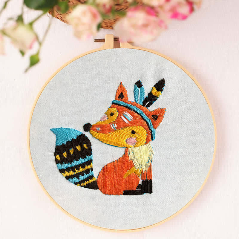 Rubbyoo Embroidery Kit - Cute Fox - image 5