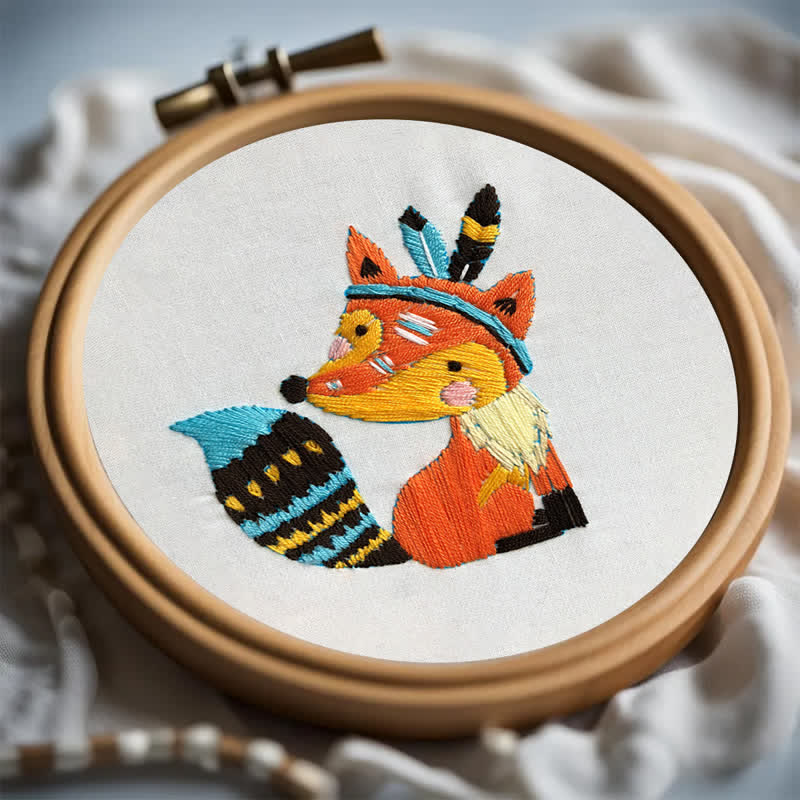 Rubbyoo Embroidery Kit - Cute Fox - image 7