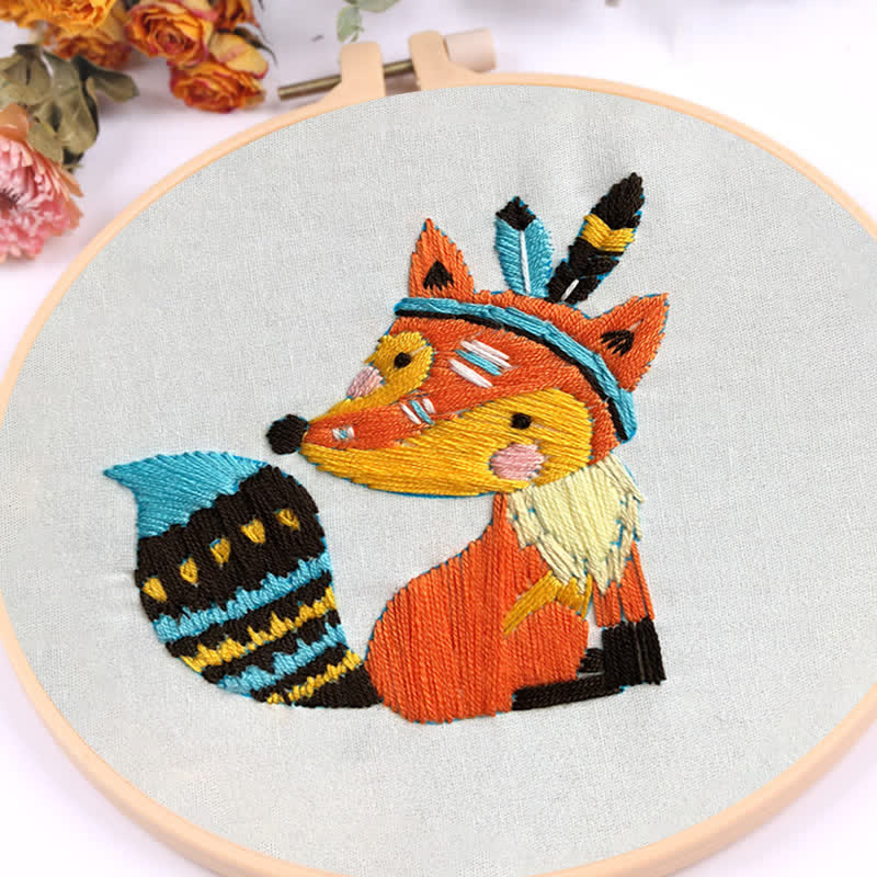 Rubbyoo Embroidery Kit - Cute Fox - image 9