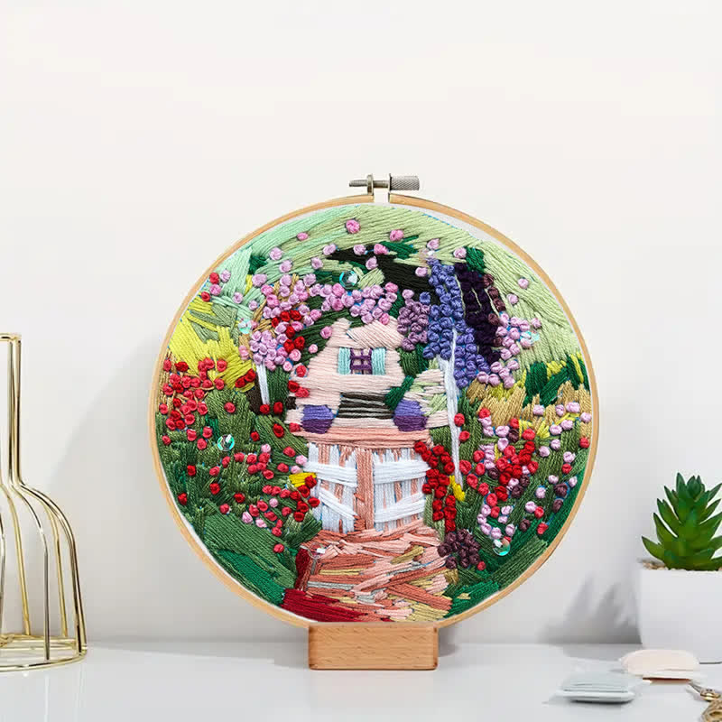 Rubbyoo Embroidery Kit - Secret Garden, House - image 9