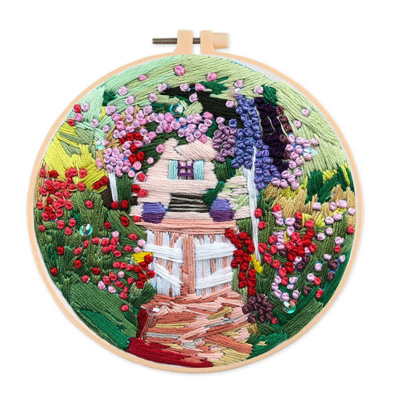Rubbyoo Embroidery Kit - Secret Garden, House - image 1