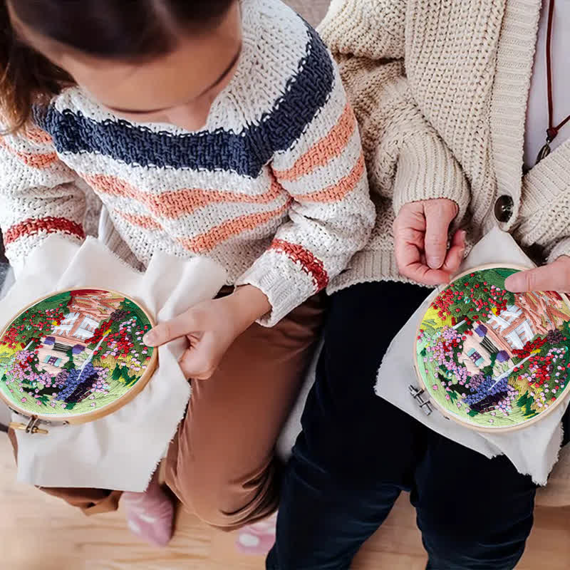 Rubbyoo Embroidery Kit - Secret Garden, House - image 5