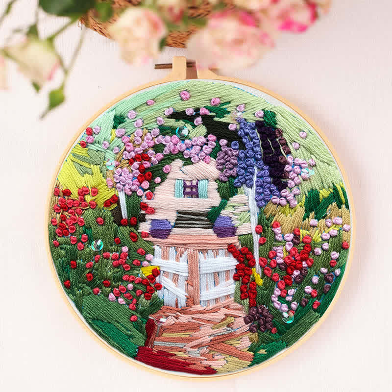 Rubbyoo Embroidery Kit - Secret Garden, House - image 4