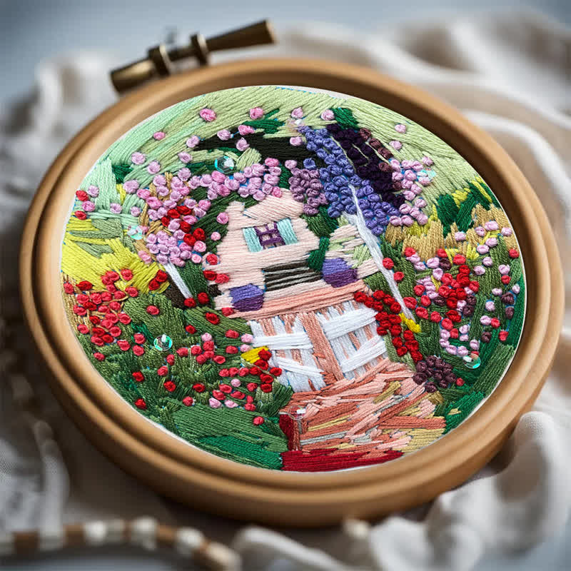 Rubbyoo Embroidery Kit - Secret Garden, House - image 6