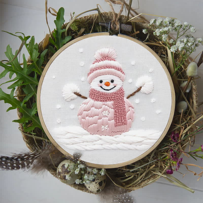 Rubbyoo Embroidery Kit - Cute Snowman - image 8