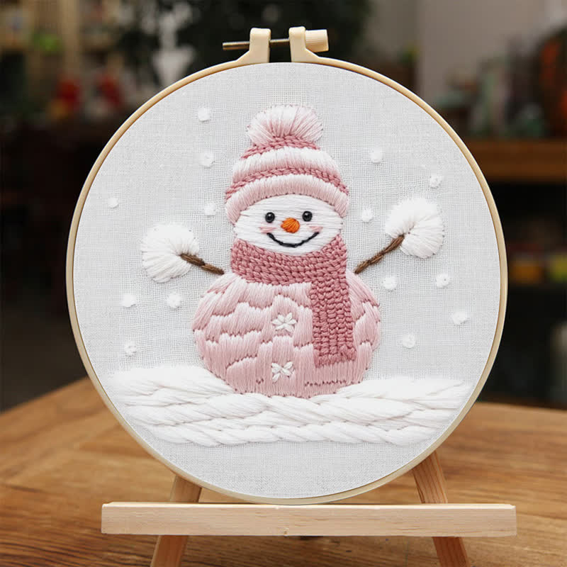 Rubbyoo Embroidery Kit - Cute Snowman - image 2