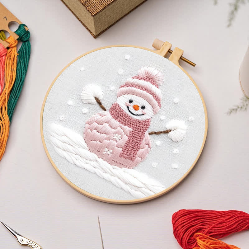 Rubbyoo Embroidery Kit - Cute Snowman - image 5