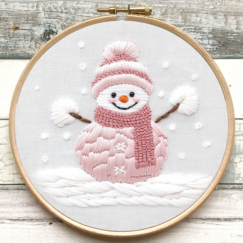 Rubbyoo Embroidery Kit - Cute Snowman - image 6