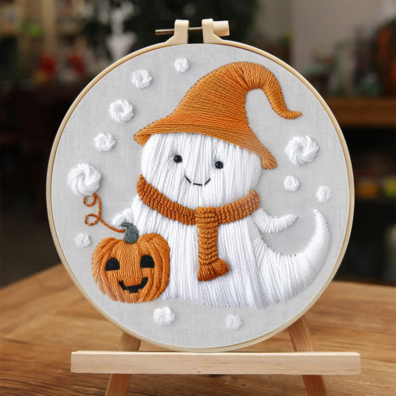 Rubbyoo Embroidery Kit - Ghost Halloween - image 3