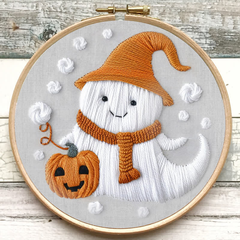Rubbyoo Embroidery Kit - Ghost Halloween - image 7