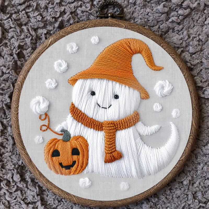 Rubbyoo Embroidery Kit - Ghost Halloween - image 9