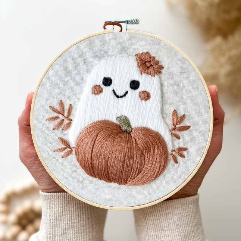 Rubbyoo Embroidery Kit - Cute Ghost - image 4