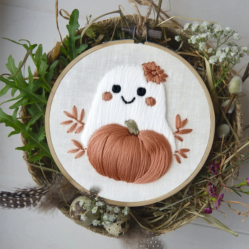 Rubbyoo Embroidery Kit - Cute Ghost - image 8