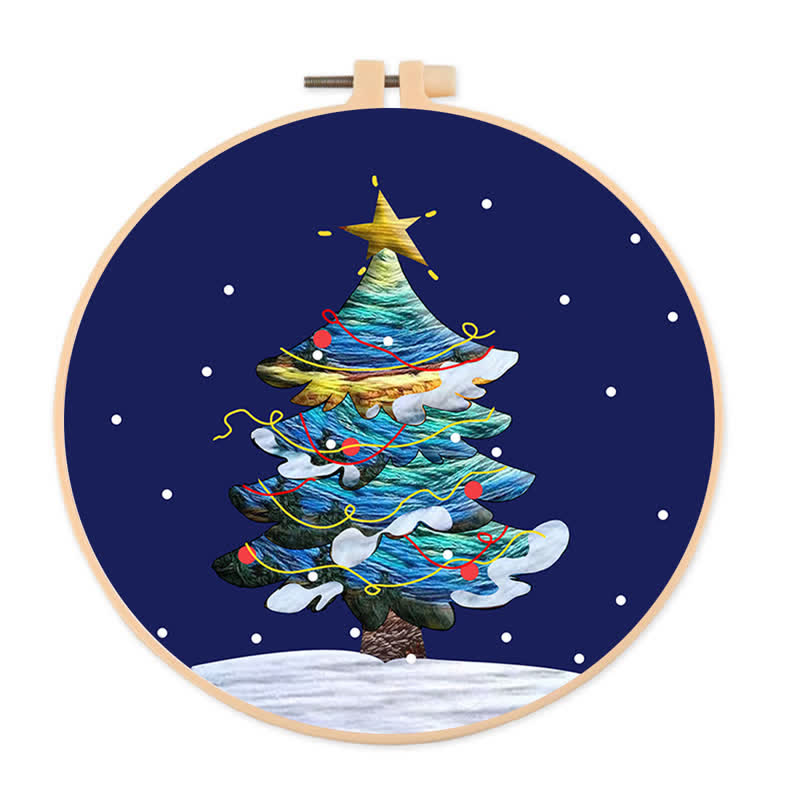 Rubbyoo Embroidery Kit - Merry Christmas Tree - image 1